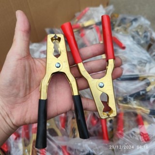 1 Đôi Kẹp Acquy (Đỏ+Đen). 200A Đồng Nguyên Chất ,chất lượng tốt...