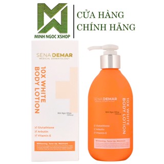Kem Body Nâng Tone, Dưỡng trắng 10X White Body Lotion SENADEMAR 300ML
