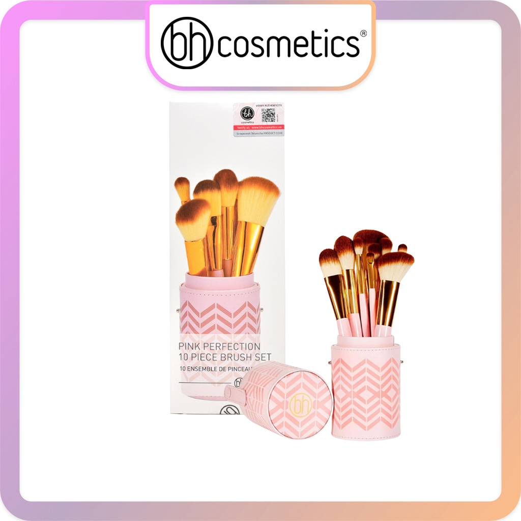 Bộ Cọ Makeup BH Cosmetics Bh Cosmetics Pink Perfection 10 Piece Brush Set BHBO11