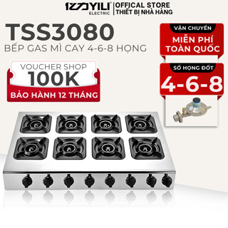 [BẢO HÀNH 12 Tháng] Bếp Gas Nấu Mì Cay, Bếp Gas 3 Họng, 4 Họng, 6 Họng, 8 Họng, Bếp Ga Mì Cay