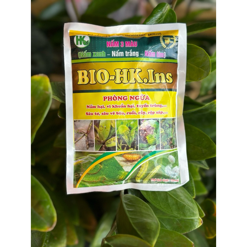 Nấm 3 Màu Xanh Trắng Tím Chống Lại Các Loại Sâu Tơ,Sâu Vẽ Bùa, Rầy, Rệp Sáp/ Sản phẩm sinh học