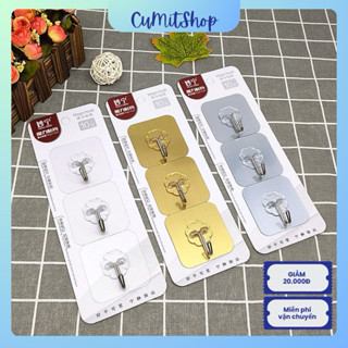 Móc Dán Tường Chịu Lực Không Đóng Đinh Nhà Bếp Phòng Tắm