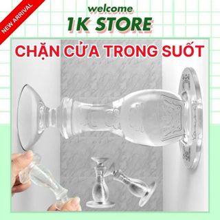 Chặn Cửa Silicon Trong Suốt Chống Va Đập - Chặn Cửa Chống Gió Tránh Trầy Xước Tiền Dụng #