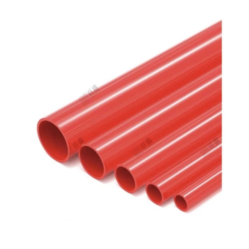 ỐNG NHỰA ĐỎ UPVC CAO CẤP CHO BỂ CÁ CẢNH DÀI 1 mét