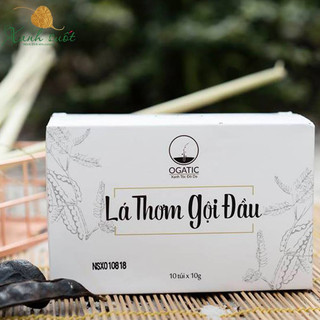   Ogatic  Lá Thơm Gội Đầu- Kích thích mọc tóc- Giảm Gàu- Phục Hồi Tóc Hư Tổn- Herbal Shampoo Xanh Suốt  