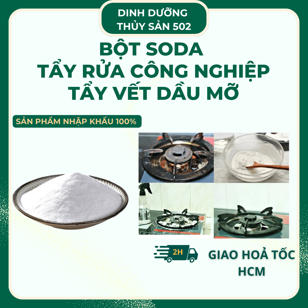 Bột SODA tẩy rửa công nghiệp,tẩy dầu mỡ