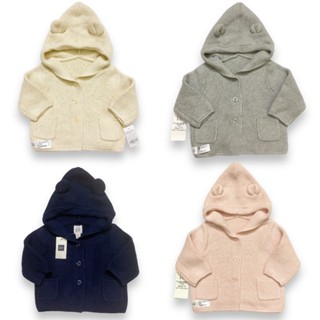 Áo khoác len tai gấu dễ thương GAP cho bé trai, bé gái 0-24M