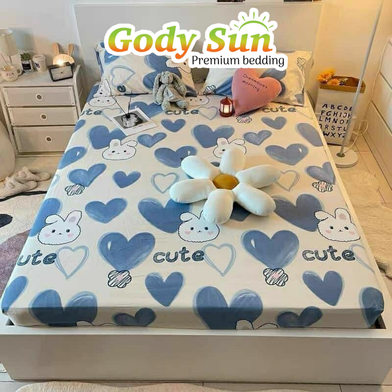 Ga trải giường poly cotton Gody Sun 1m6x2m 1m8x2m 2mx2m2