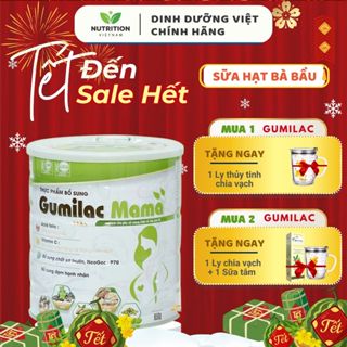 Sữa hạt Gumilac Mama 100% Đạm Thực Vật - Dinh dưỡng toàn diện cho mẹ bầu thai kì khỏe mạnh