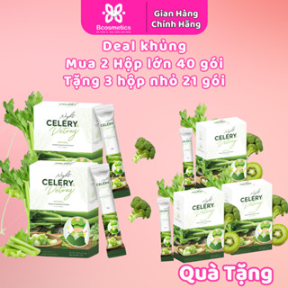 Cần tây giảm cân CELERY Detox Nhật Bản, detox giảm cân, thạch giảm cân chính hãng - Hộp 7 gói