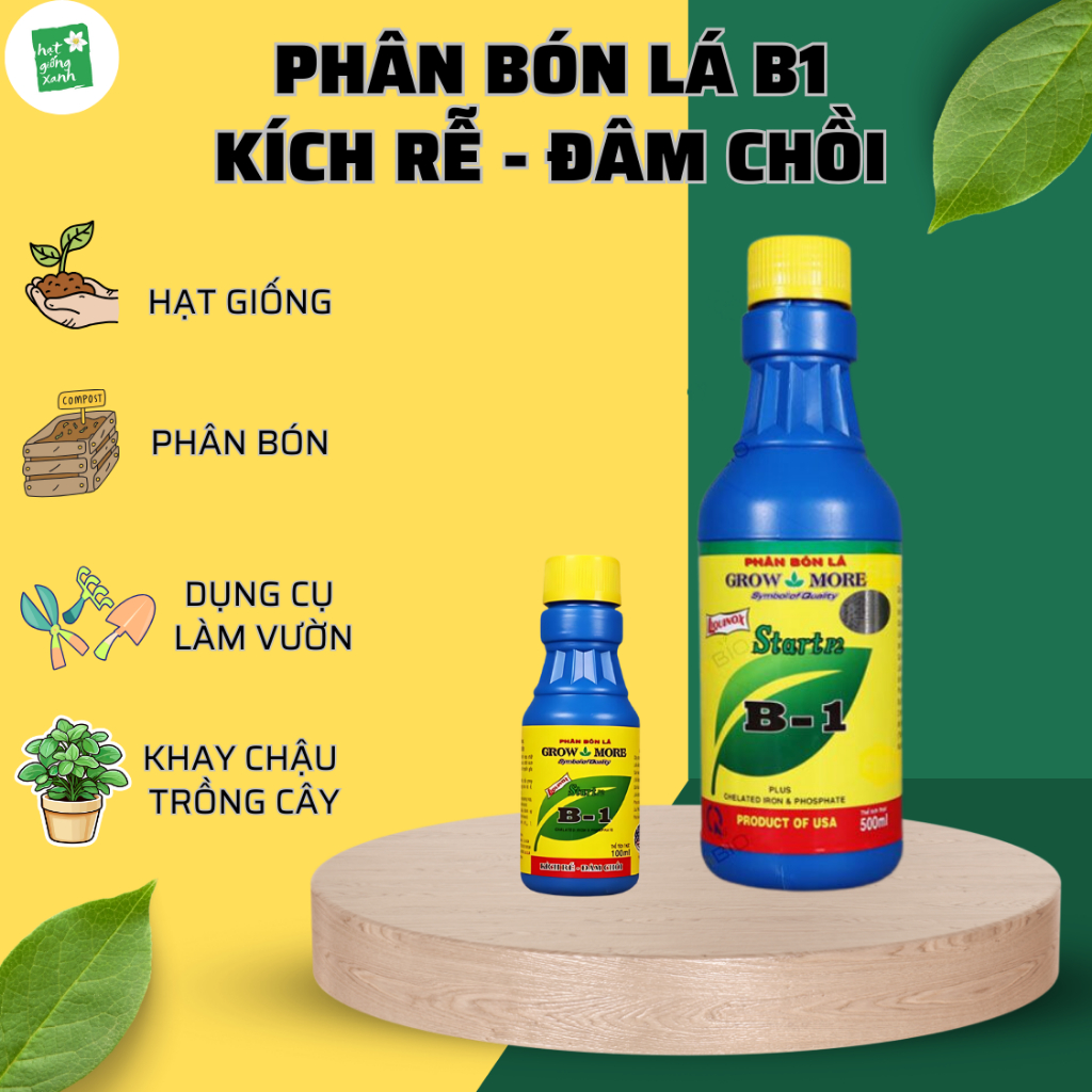 Phân Bón Lá GROW MORE B1 (500ml)