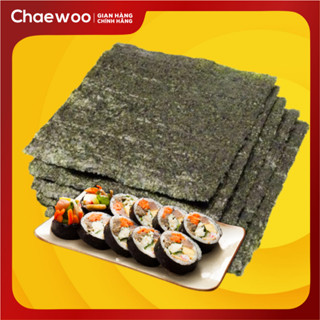 Lá rong biển cuốn Kimbap - sushi lá rong biển 100 lá - 50 lá nori cuộn kimbap - làm sushi lá rong biển cuộn cơm chaewoo
