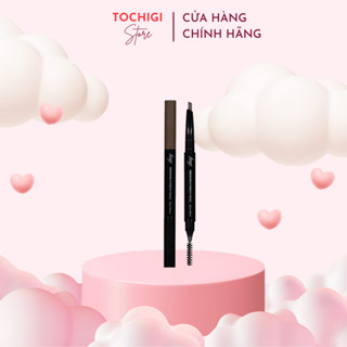 Chì kẻ mày The Face Shop Designing Eyebrow Pencil 0.3g 2 đầu nét mảnh chống nước bền màu lâu trôi
