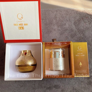 [CHÍNH HÃNG]Bộ 3 sản phẩm dưỡng trắng ức chế mờ thâm nám QASKIN( tinh chất trẻ hoá + kem ngày nuôi da + kem đêm 2in1