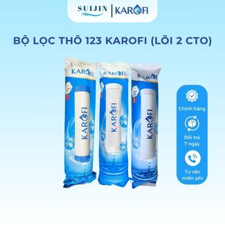 Bộ 3 Lõi Thô 123 (Lõi 2 CTO Lưới) Smax Duo Karofi - Dùng Cho Model S-S038, O-P1310, KAQ-U05, KAQ-U03, KAQ-U95 (cũ)...