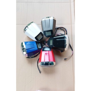 Đầu đèn LỤC GIÁC xe điện M133, 133S mẫu cũ..điện 48V(GIÁ THANH LÝ)Liền đồng hồ BÁO PIN