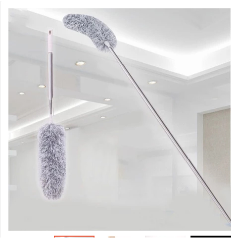 Chổi Quét Trần Nhà Có Điều Chỉnh Độ Dài - Cây Phất Trần Quét Mạng Nhện, Lau Bụi Bẩn