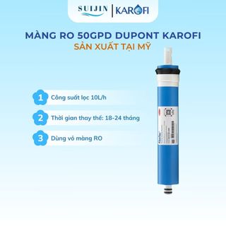 Màng RO 50GPD Dupont Karofi Sản Xuất Tại Mỹ Hàng Chính Hãng Dùng Được Cho Các Máy Lọc Nước RO