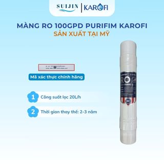 Màng RO 100GPD Purifim Karofi Sản Xuất Tại Mỹ Cắm Nhanh Thay Thế Được Cho Các Máy Lọc RO