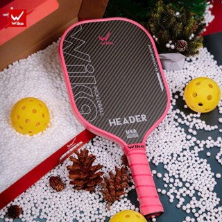 Vợt Pickleball Wika Header chính hãng Chất liệu 100% Carbon T1000 Trọng lượng siêu nhẹ màu đẹp
