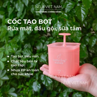 Cốc Tạo Bọt Sữa Rửa Mặt, Dầu Gội 2in1 Nếp Làng, Đồ Lọ Dụng Cụ Tạo Bọt Srm Mịn Loại 1 Nhựa Dày