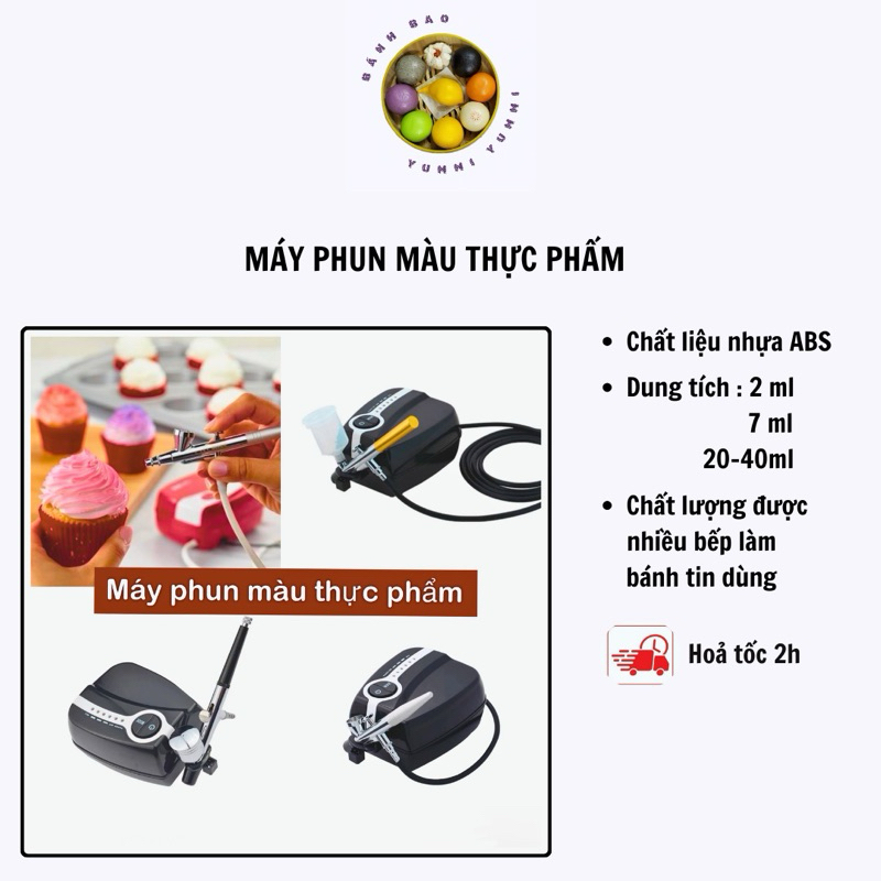 Máy phun màu thực phẩm ( loại tốt )