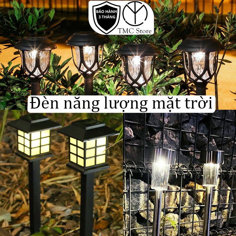Đèn sân vườn, đèn led năng lượng mặt trời trang trí ngoài sân - TMC Store