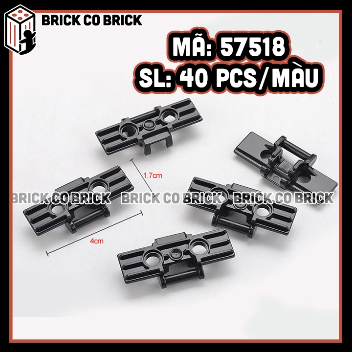 Gạch Dây Xích Bánh Xe Phụ Kiện Nhựa MOC Mô hình Nhân vật Mô Hình Sáng Tạo Trí Tuệ Combo 40 Viên 5751