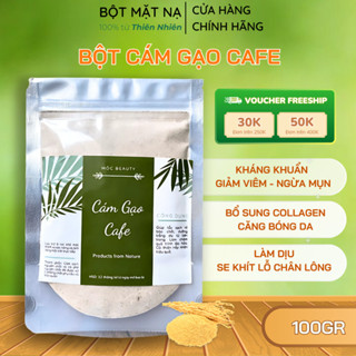 [1kg] Tinh Bột Cám Gạo Cà Phê Handmade nguyên chất tắm trắng tẩy da chết body - Bột mặt nạ thiên nhiên