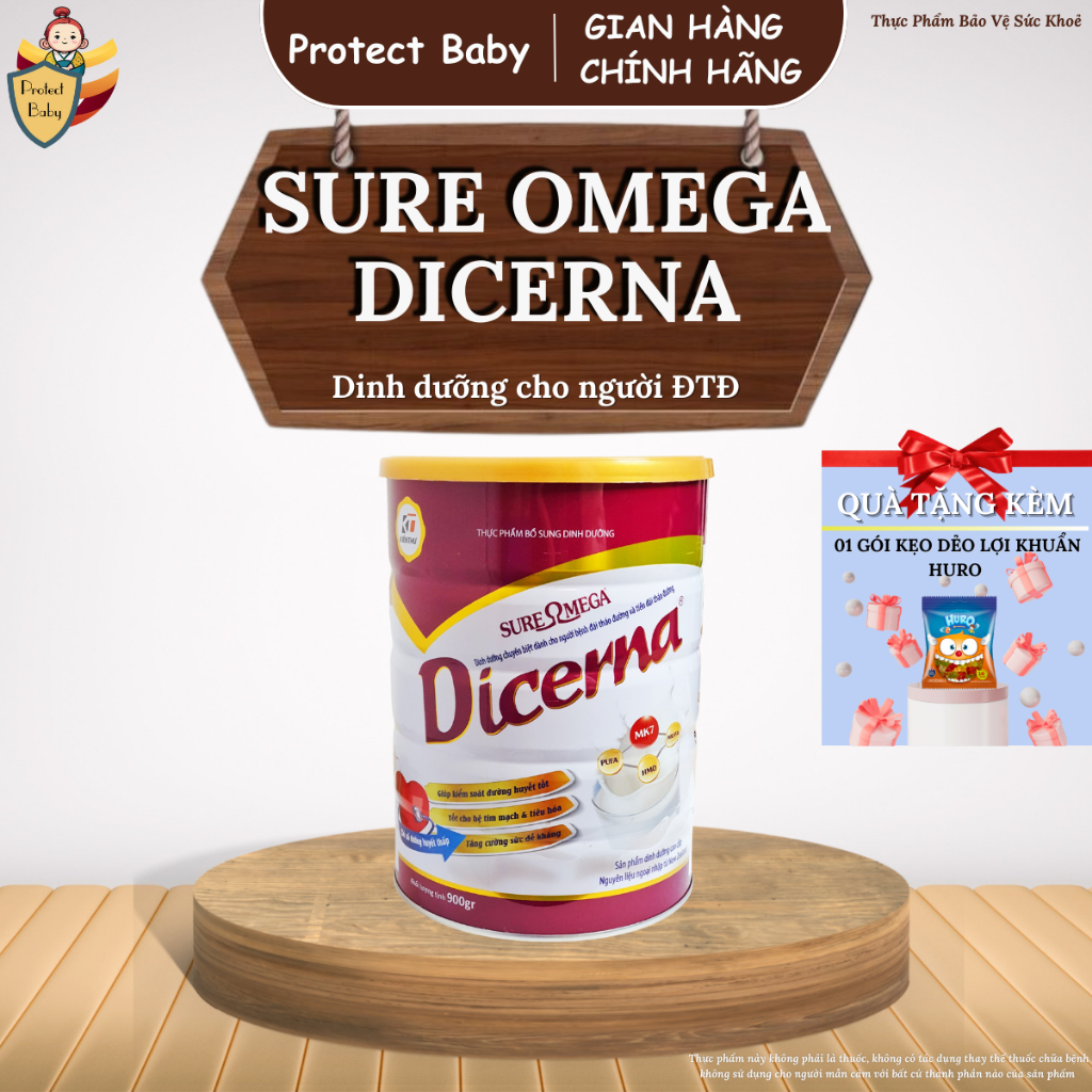 Sữa Sure Omega Dicerna (Hộp 900g) - Phù Hợp Cho Người Bị Đái Tháo Đường