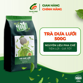 Bột trà dưa lưới nguyên liệu pha chế đồ uống trà trái cây tươi Wil hòa tan 500g