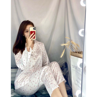Đồ bộ pijjama lụa mềm mịn mango latin satin chuẩn size 40/60kí