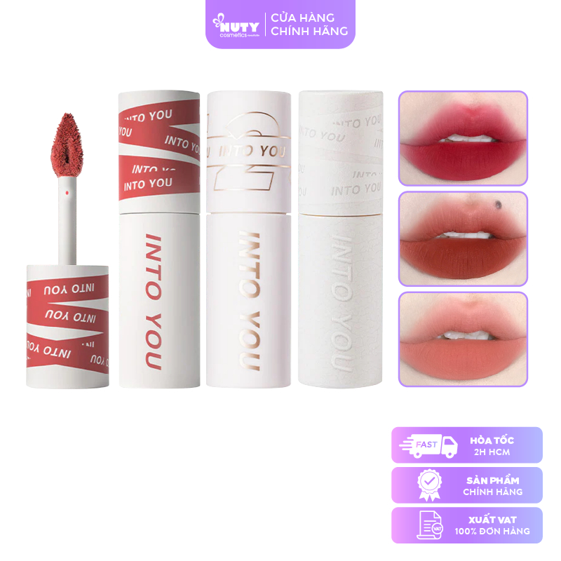 Son Kem Mềm Mịn Lâu Trôi INTO YOU Shero Super Matte Lip & Cheek Mud (2g)