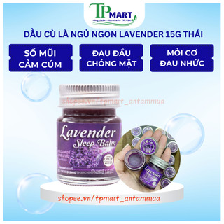   Hỏa Tốc  Dầu Cù Ngủ Ngon Lavender Tím 15g Thái Lan - TP Mart Siêu Thị Hàng chuẩn 