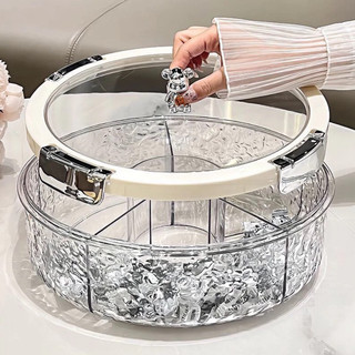  Khay Mứt Tết Vân Kim Cương Cao Cấp Sang Trọng Chia Ngăn Có Nắp Đậy Phong Cách Châu Âu - Khay Bánh Kẹo Mẫu Mới  DIDOOGLT  