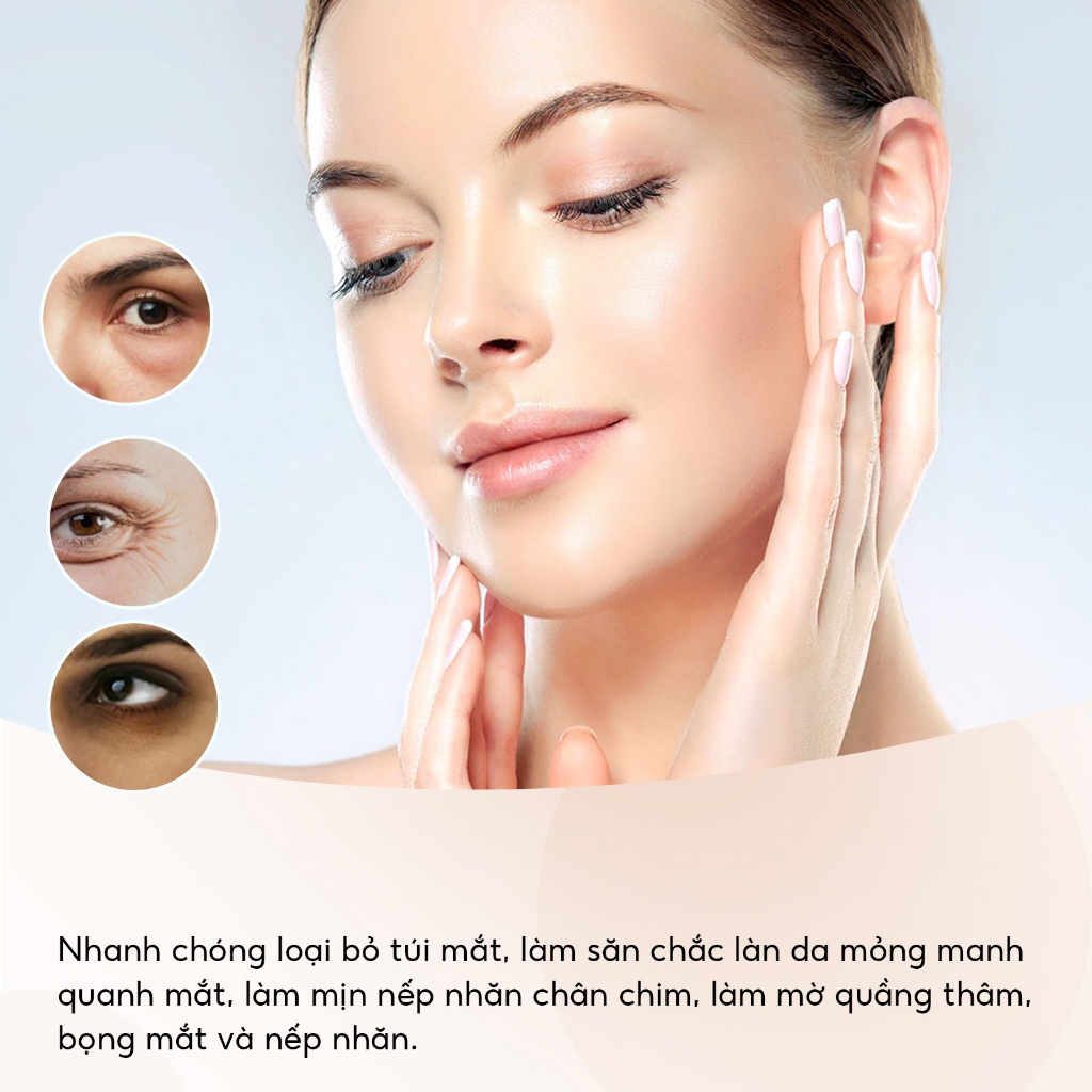 Kem dưỡng mắt tức thì EELHOE giảm nếp nhăn quầng thâm bọng mắt cấp ẩm và làm săn chắc da 15ml