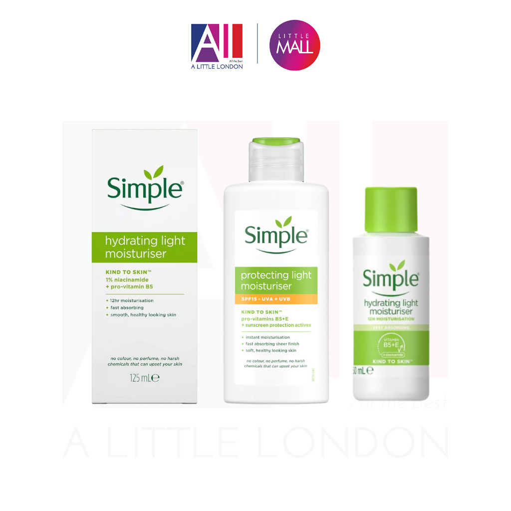 Kem dưỡng ẩm Simple Kind To Skin Hydrating Light Moisturiser (Bill Anh)
