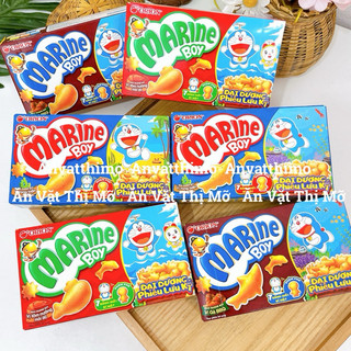  Bánh Cá Marine Boy Orion Snack Bim Cá Ăn Liền Các Vị  Hộp 35g  Đồ ăn vặt tuổi thơ 