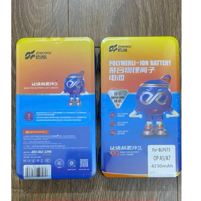 Pin Zhicool BLP673 Oppo A3S/ Oppo A35/ Oppo Realme 3 Pro