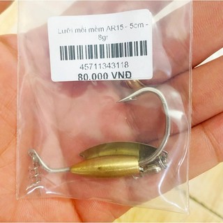 Lưỡi móc mồi mềm thủ công AR15, lưỡi câu cá