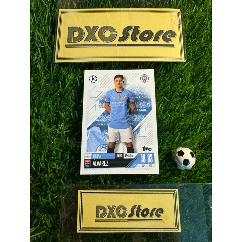 [ CHÍNH HÃNG ] - TOPPS MATCH ATTAX 2025 - JULIAN ALVAREZ (MANCHESTER CITY)