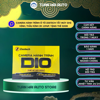 Camera Hành Trình Ô Tô Zestech Tắt Máy Ghi Hình, Thấu Kính 2K 1296P, Tặng Thẻ 32GB