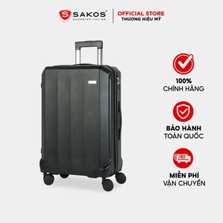 Vali kéo nhựa du lịch sakos vertica z26 - size m / ký gửi - khóa tsa - nhựa pc