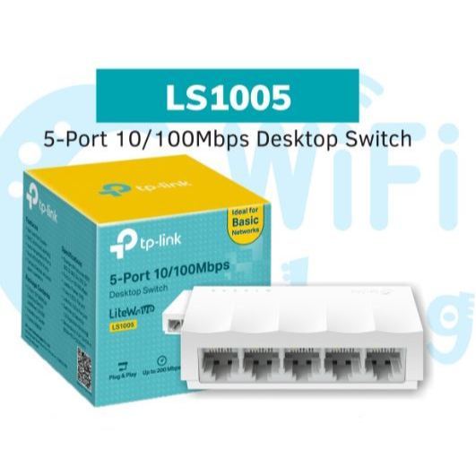 Bộ Chia Mạng Switch Tp-Link SF1005D/ LS1005 Chia Tín Hiệu Để Bàn 5 cổng 10/100Mbps HÀNG CHÍNH HÃNG