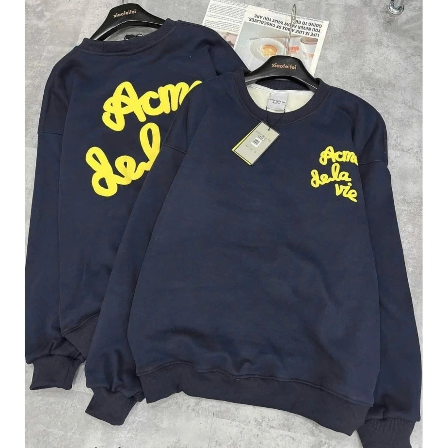 [MẪU HOT 2024] Áo Sweater ACME la de vie Nam Nữ Chất Nỉ Chân Cua Cao cấp Form Unisex