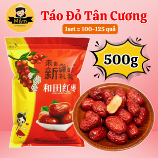 [Túi 500g] Táo Đỏ Tân Cương Nhà Cô Mầm Foods - Dùng để nấu chè dưỡng nhan, pha trà, nấu lẩu, ăn vặt