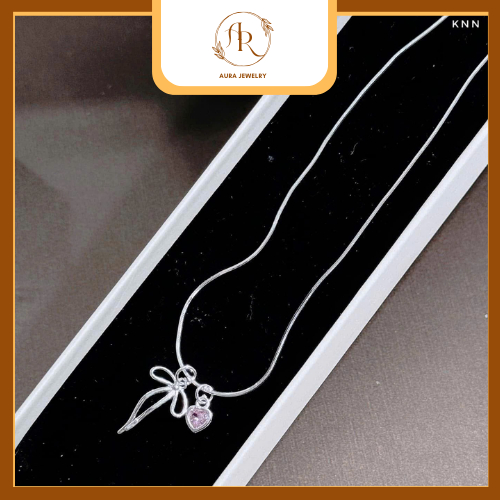 Dây chuyền bạc AMORA JEWELRY nhiều mặt mẫu mới sang chảnh cho các bạn nữ