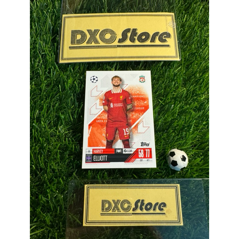 [ CHÍNH HÃNG ] - TOPPS MATCH ATTAX 2025 - HARVEY ELLIOTT (LIVERPOOL)
