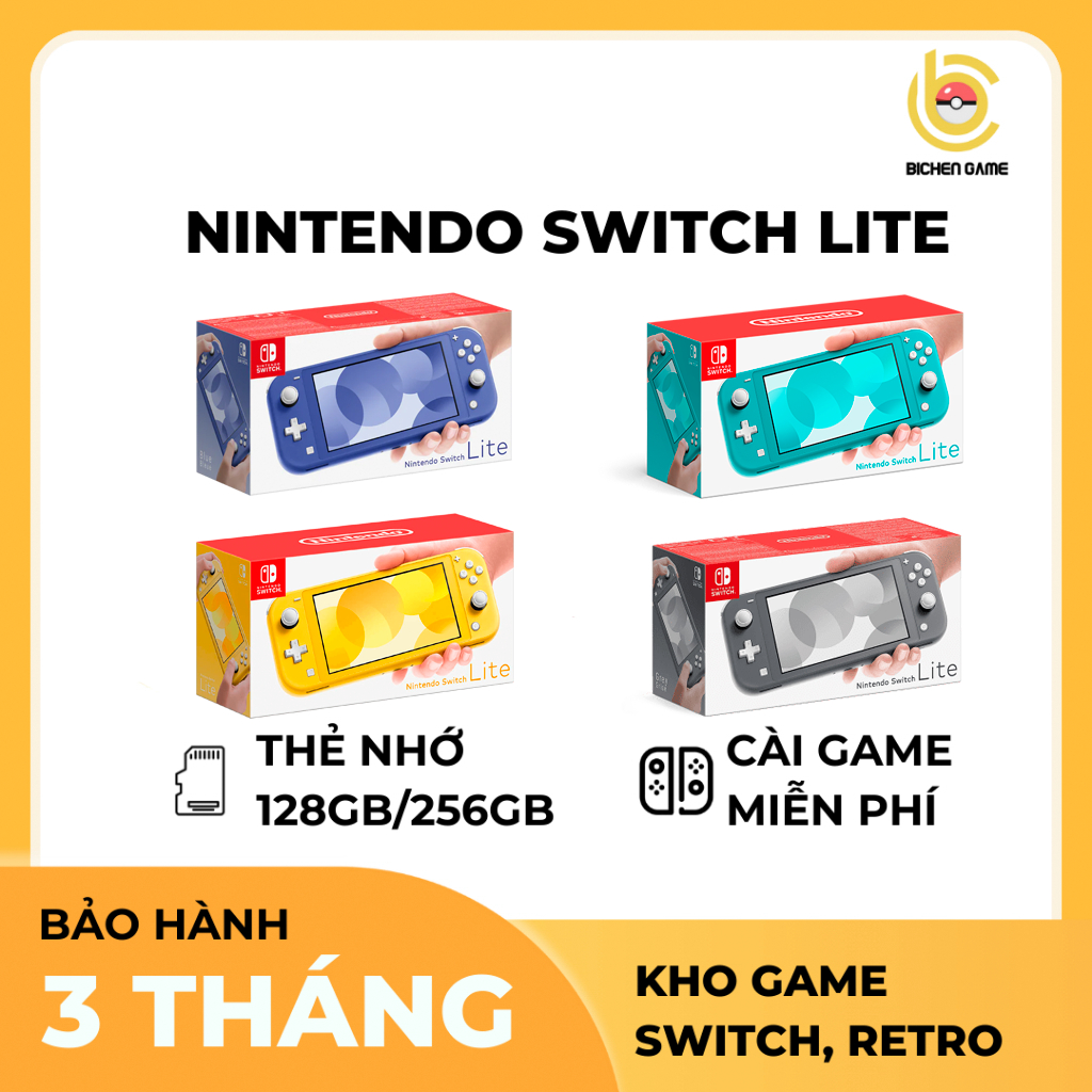 Máy chơi game Nintendo Switch Lite cài sẵn Game