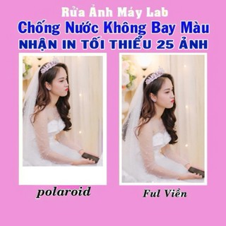In Ảnh Theo Yêu Cầu 6x9 cm-Ép Lụa Siêu Bền không phai màu , in tối thiểu (25 ảnh)